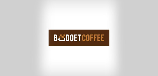 Budget Coffee by VERGad 50个包含咖啡的创意LOGO设计