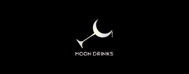 moon logo design 40个以月亮为主题的创意Logo设计