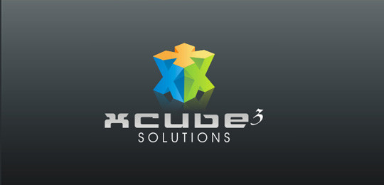 45个3D效果的创意Logo设计