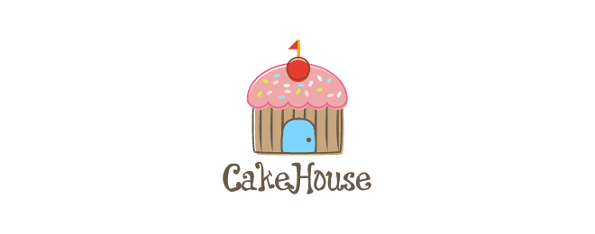 cake house logo 40个以房子为主题的创意Logo设计