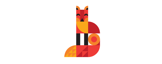 fox logos 40个以狐狸为主题的创意Logo设计