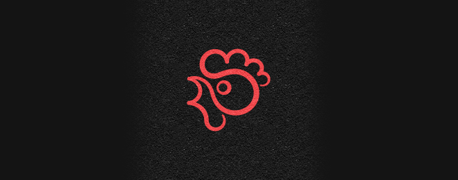 40 Creative Rooster Logo Designs 40个以鸡为主题的创意Logo设计
