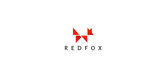 red fox animal logo design 30个灵感来源于动物的创意LOGO设计