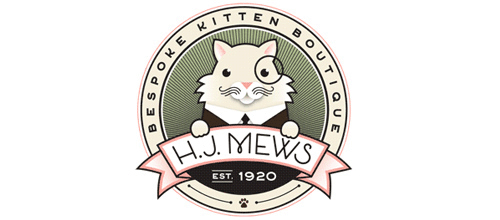 28个以猫为主题的创意Logo设计