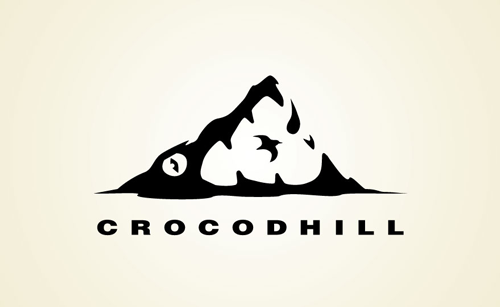 CROCODHILL Logo 10个极具创意的剪影Logo设计