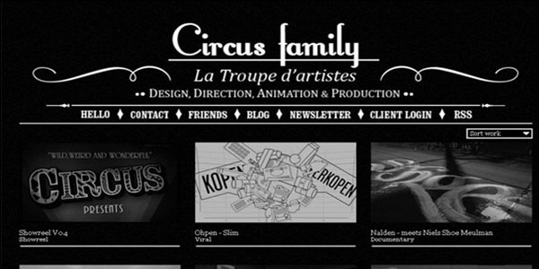 Dark (Black) Web Designs 黑色系网页设计案例