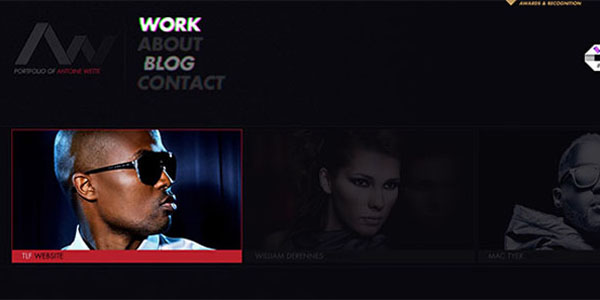 Dark (Black) Web Designs 黑色系网页设计案例