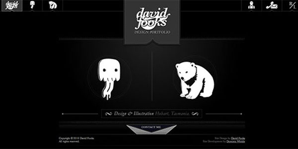 Dark (Black) Web Designs 黑色系网页设计案例