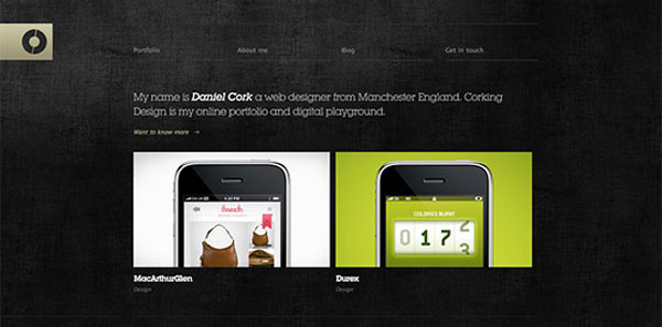 Dark (Black) Web Designs 黑色系网页设计案例