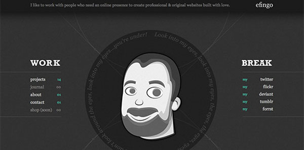Dark (Black) Web Designs 黑色系网页设计案例