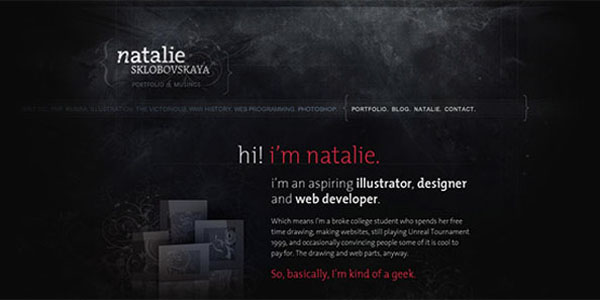 Dark (Black) Web Designs 黑色系网页设计案例