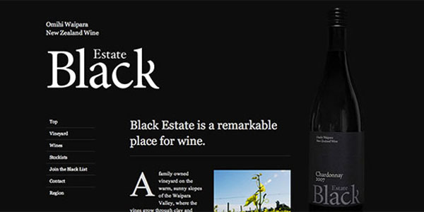 Dark (Black) Web Designs 黑色系网页设计案例
