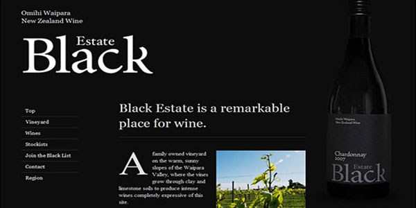 Dark (Black) Web Designs 黑色系网页设计案例
