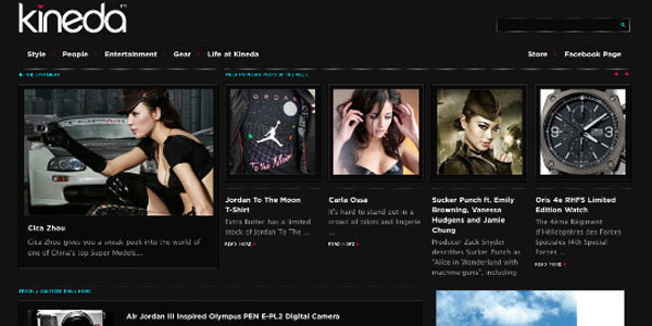 Dark (Black) Web Designs 黑色系网页设计案例
