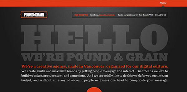 Dark (Black) Web Designs 黑色系网页设计案例