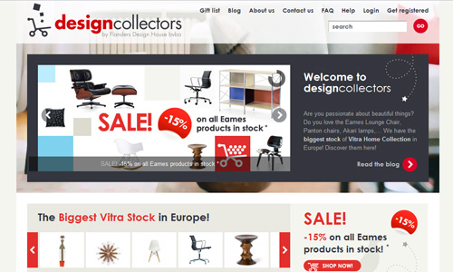 Design Collectors 电子商务创意网站设计