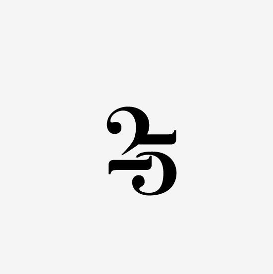 以数字为主题的创意Logo设计