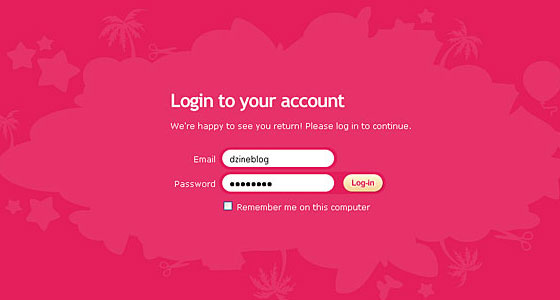登录页创意设计案例