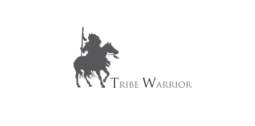 Tribe Warrior Logo 10个极具创意的剪影Logo设计