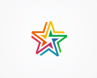 21个包含星星的创意LOGO设计