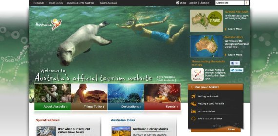 australia 以旅游酒店为主题网站设计
