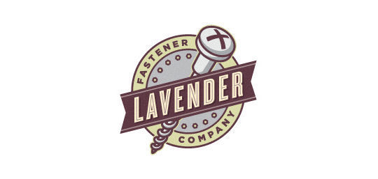 45以徽章为主题的创意Logo设计