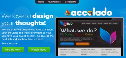30 Masterful Blue Web Designs 蓝色风格精美网页设计