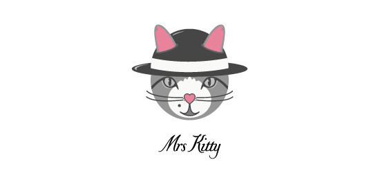 26个以猫为主题的创意Logo设计