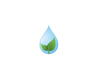 20张以水滴为主题的创意Logo设计