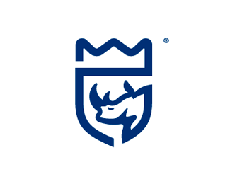 26个以犀牛为主题的创意Logo设计
