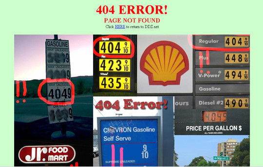 创意404错误页设计