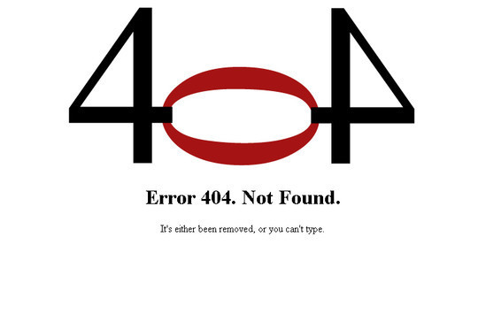 创意404错误页设计