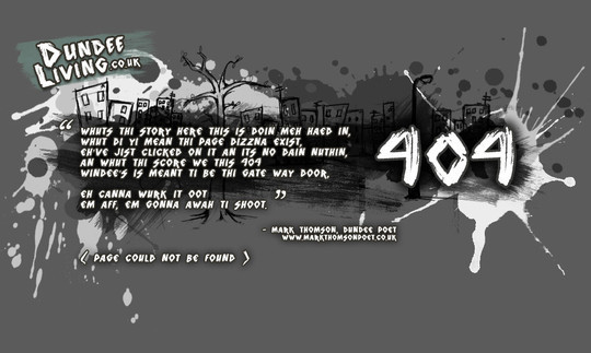 创意404错误页设计