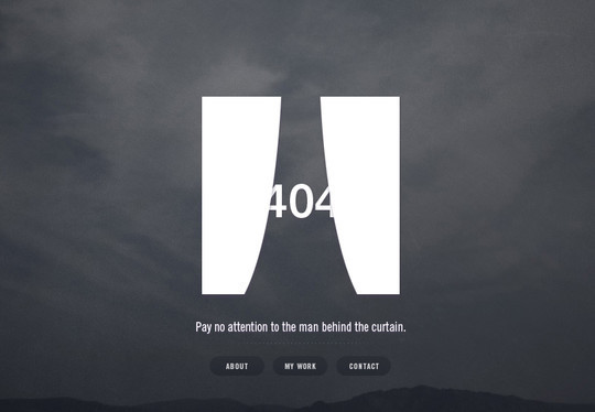 创意404错误页设计
