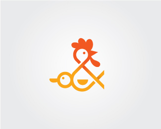 16个以鸡为主题的创意Logo设计