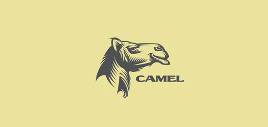 camel animal logo design 30个灵感来源于动物的创意LOGO设计