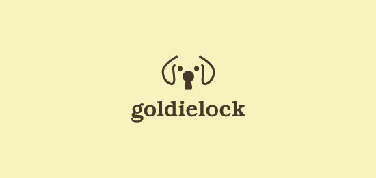 goldie lock animal logo design 30个灵感来源于动物的创意LOGO设计