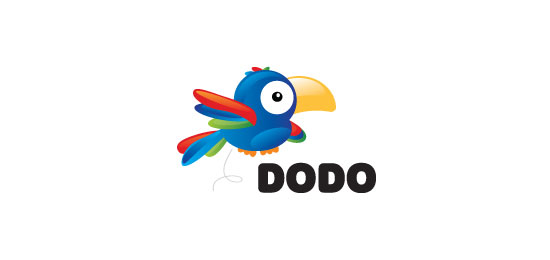 dodo animal logo design 30个灵感来源于动物的创意LOGO设计