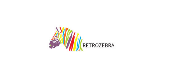 retro zebra animal logo design 30个灵感来源于动物的创意LOGO设计