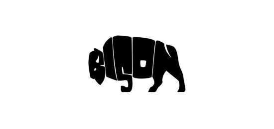 bison animal logo design 30个灵感来源于动物的创意LOGO设计