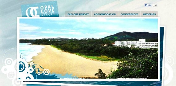 opal cove 以旅游酒店为主题网站设计