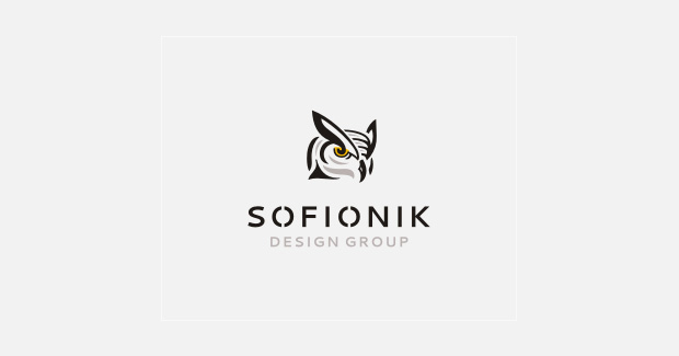 35以猫头鹰为主题的创意Logo设计