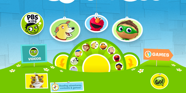 PBS Kids 儿童创意型网站设计案例