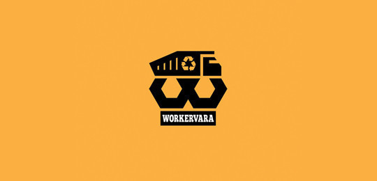 45个单一字母的创意Logo设计