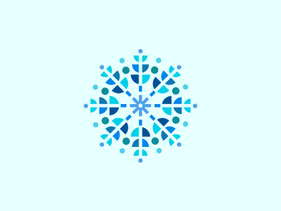 16个以雪花为主题的创意Logo设计