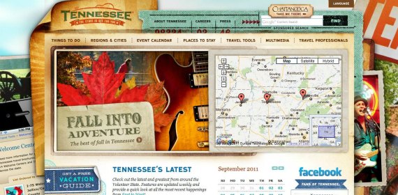 tn vacations 以旅游酒店为主题网站设计