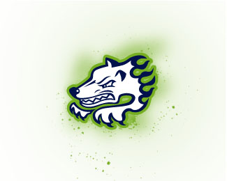 以“狼”为元素的logo设计