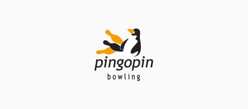 迷人的企鹅LOGO设计