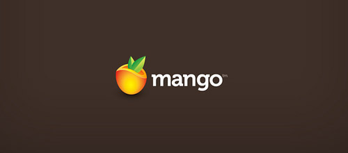 聪明的芒果元素logo设计