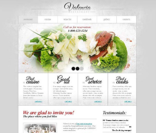 HTML5 和 CSS3 免费网页模版下载